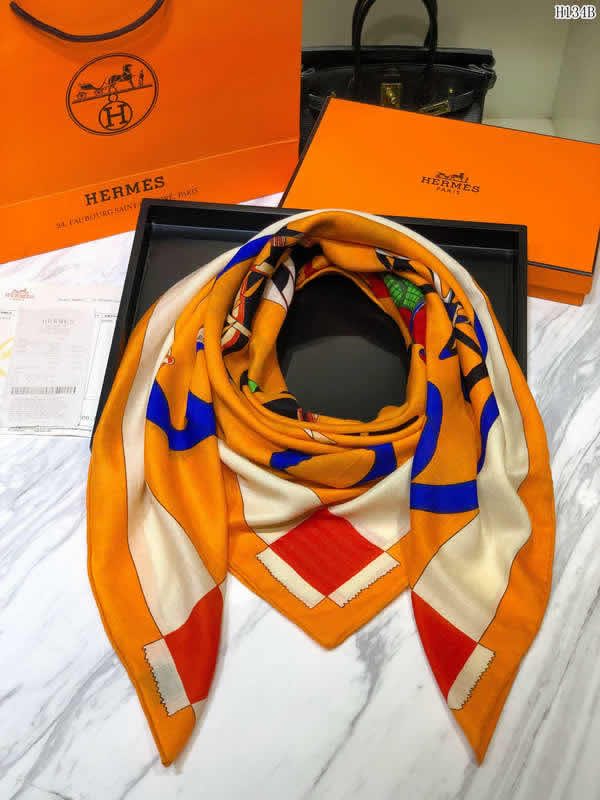 Brand Scarf Luxury Cashmere Thick Shawl And Women Hermes Warm Scarves 37